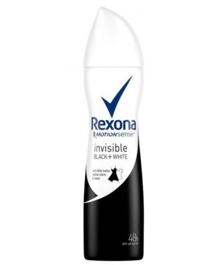 REXONA REXONA Invisible Black+White Antyperspirant W Sprayu Dla Kobiet 150ml