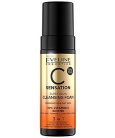 EVELINE EVELINE C Sensation 3in1 Cleansing Face Washing Foam 150ml