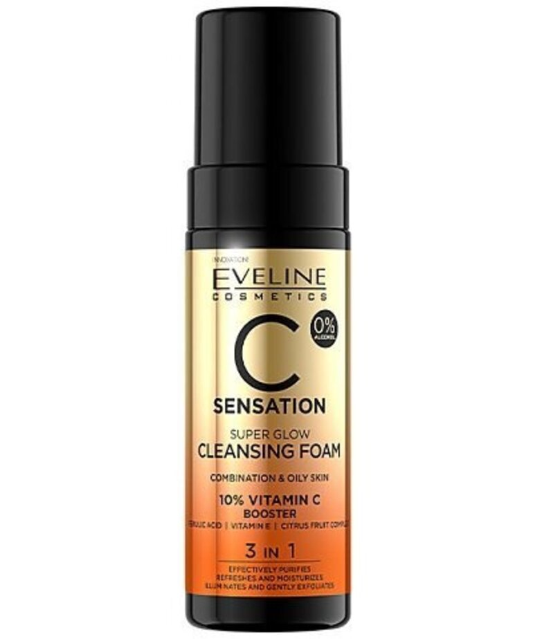 EVELINE EVELINE C Sensation 3W1 Oczyszczająca Pianka Do Mycia Twarzy 150ml