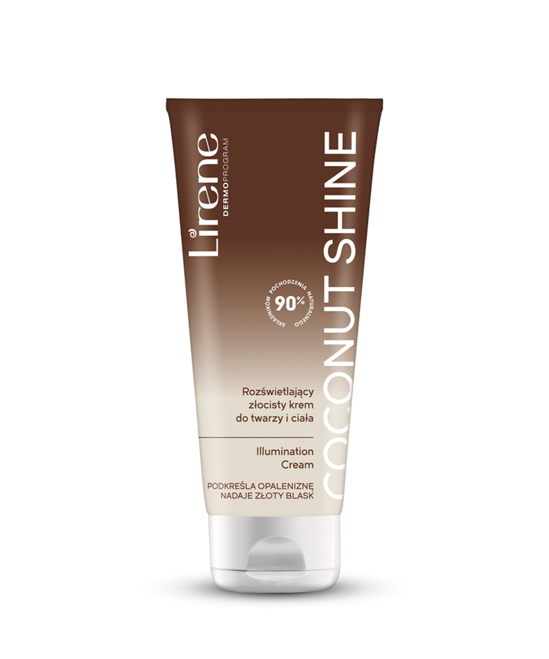 LIRENE LIRENE Coconut Shine Rozświetlający Krem Do Twarzy I Ciała 150ml