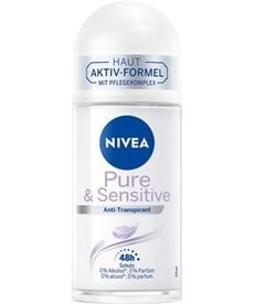 BEIERSDORF NIVEA Pure&Sensitive Antiperspirant For Women Roll On 50ml