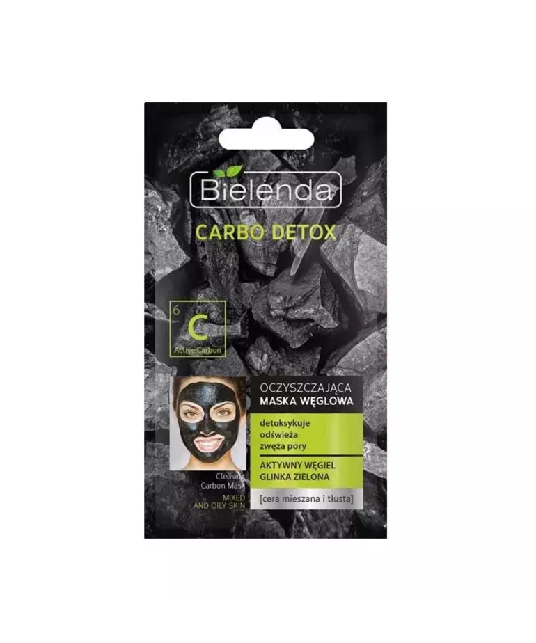 BIELENDA BIELENDA Carbo Detox Carbon Mask Green Clay 8g