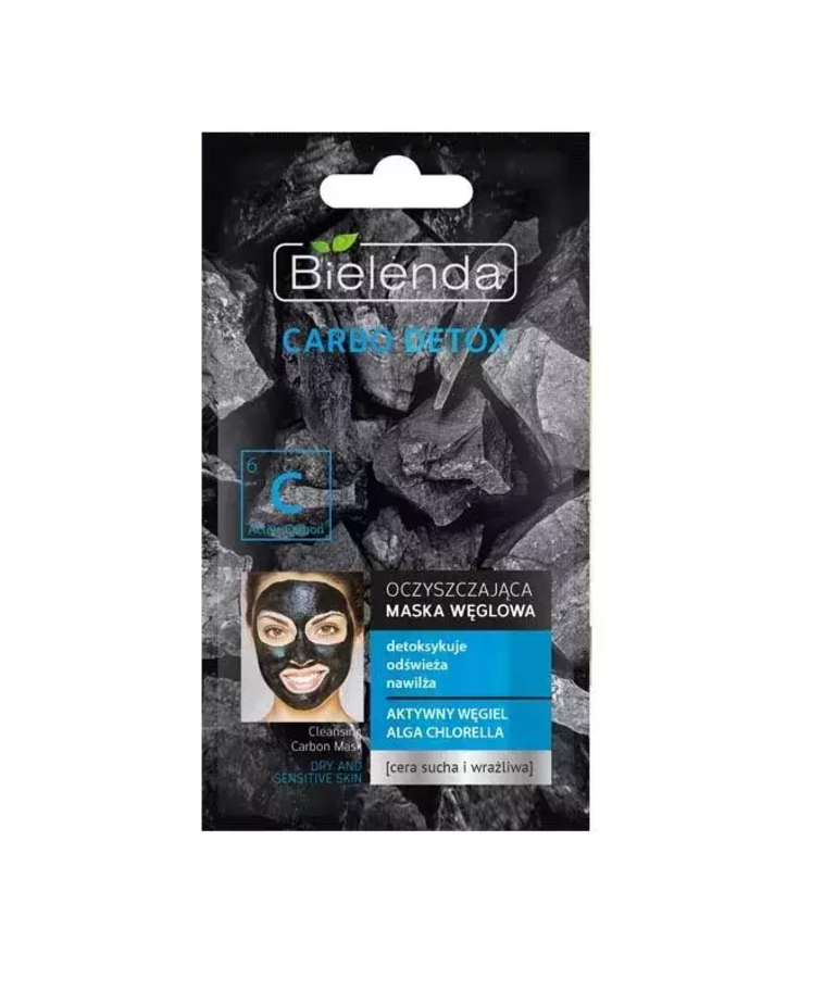BIELENDA BIELENDA Carbo Detox Charcoal Mask Chlorella Algae 8g