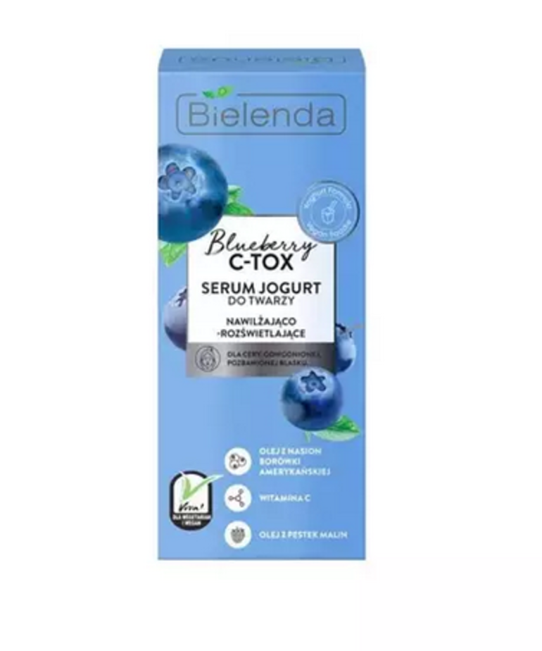 BIELENDA BIELENDA Blueberry C-TOX  Serum Jogurt Nawilżająco-Rozświetlające 30ml