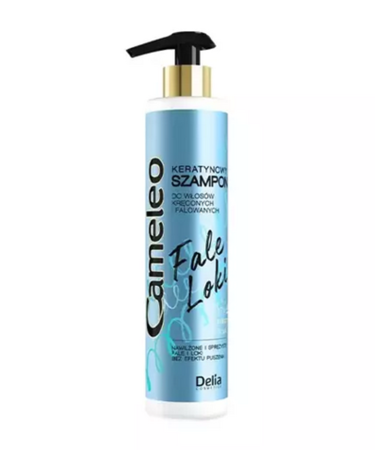 DELIA DELIA Cameleo Keratin Shampoo For Curly And Wavy Hair 250ml