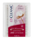 CLEANIC CLEANIC Pure Effect Cosmetic Sticks 200 pcs