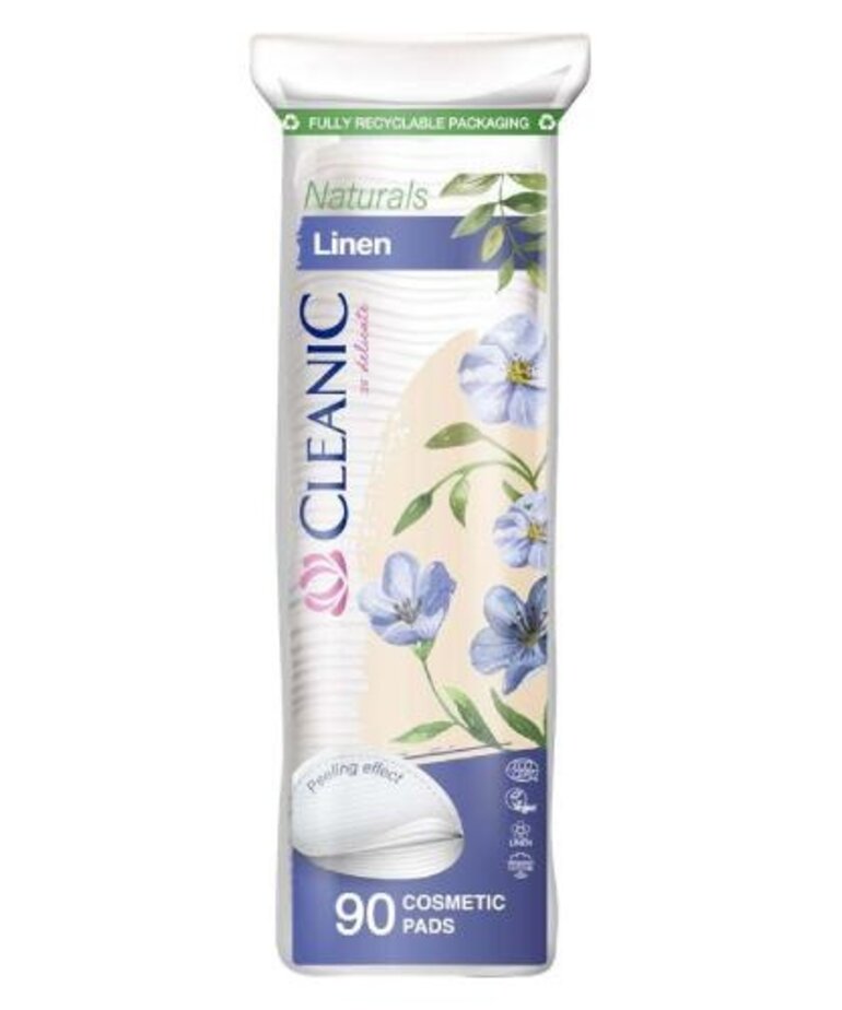 CLEANIC CLEANIC Natural Linen Platki Kosmetyczne 90sztuk