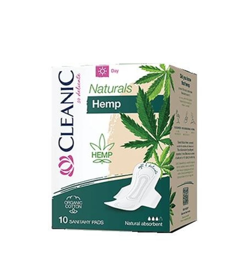 CLEANIC CLEANIC Naturals Hemp Day Sanitary Pads 10 pieces