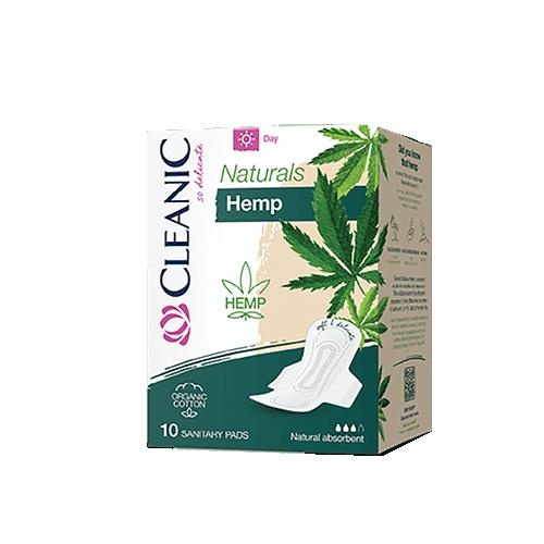 CLEANIC Naturals Hemp Day Sanitary Pads 10 pieces - www.mypewex.com