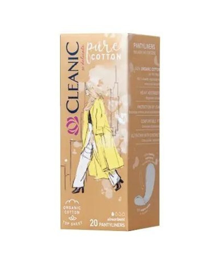 CLEANIC CLEANIC Pure Cotton Wkładki Higieniczne 20sztuk
