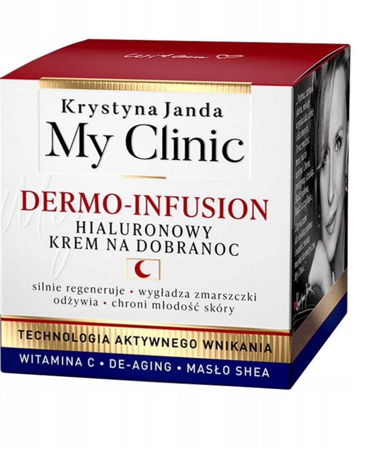 KRYSTYNA JANDA JANDA My Clinic Dermo-Infusion Hialuronowy Krem Na Dobranoc 50ml