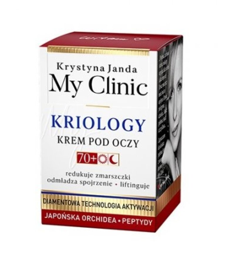 KRYSTYNA JANDA JANDA My Clinic Kriology 70+ Krem Pod Oczy 15ml