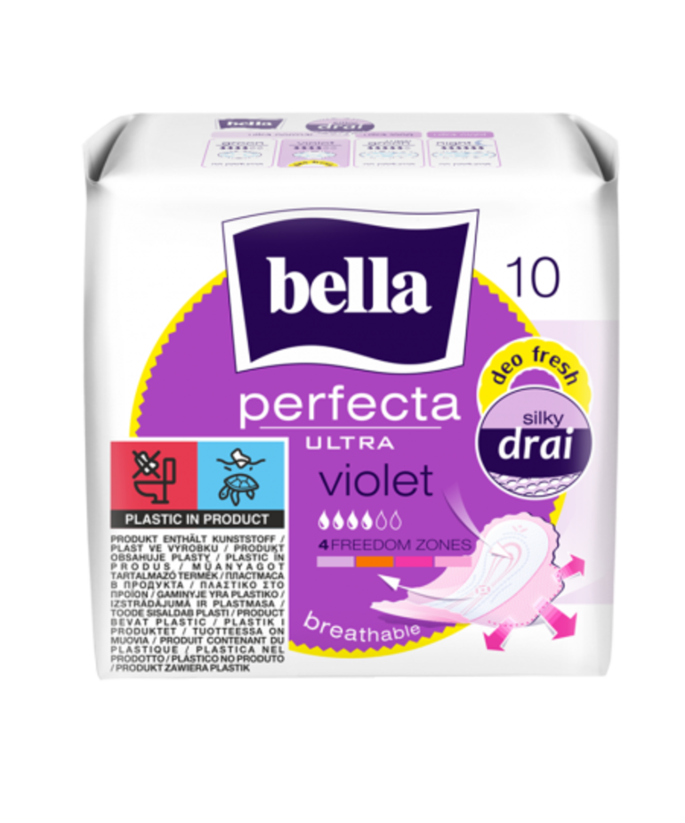 BELLA BELLA- Perfecta Ultra Violet Silky Drai Podpaski 10 sztuk