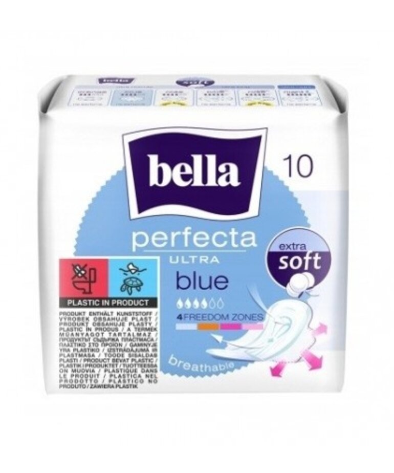 BELLA BELLA Perfecta Ultra Blue Extra Soft Podpaski 10 sztuk