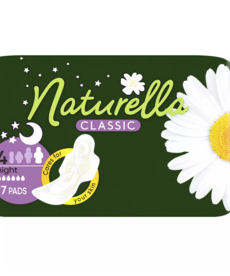 NATURELLA NATURELLA Classic Night Camomile Podpaski Ze Skrzydełkami 7sztuk