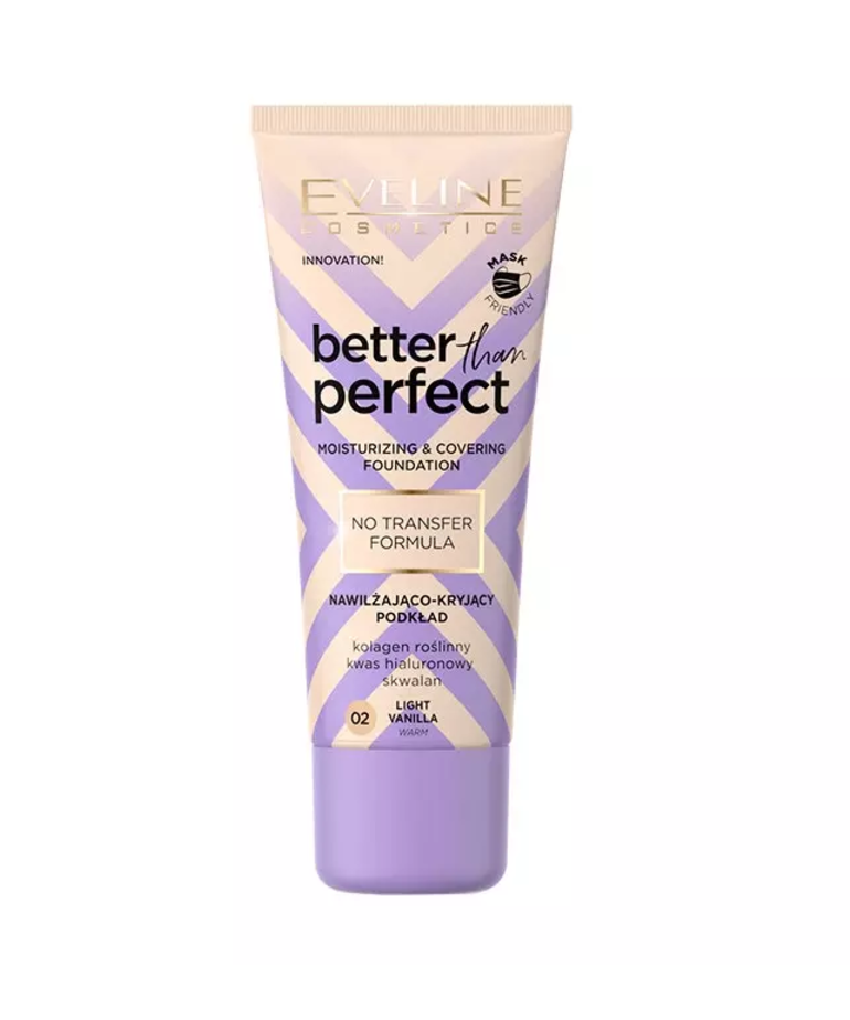 EVELINE EVELINE Better Than Perfect Kryjący Podkład 02 Vanilla  30ml