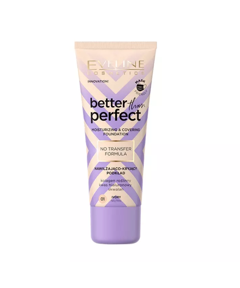 EVELINE EVELINE Better Than Perfect Covering Foundation 01 Ivory 30ml