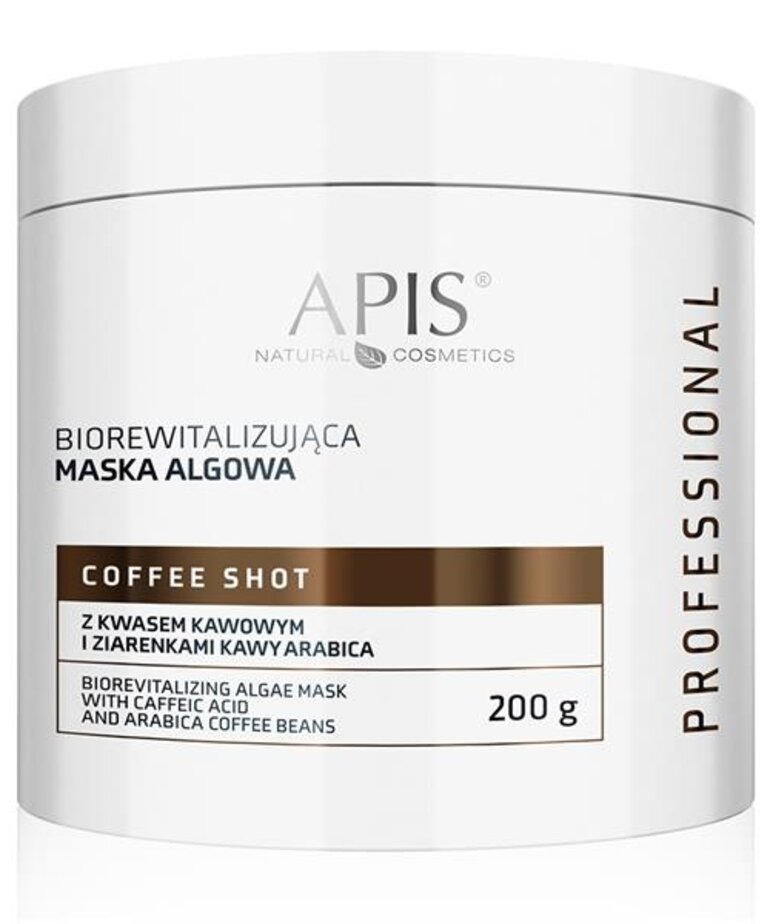 APIS APIS Coffee Shot Biorewitalizująca Maska Algowa 200g