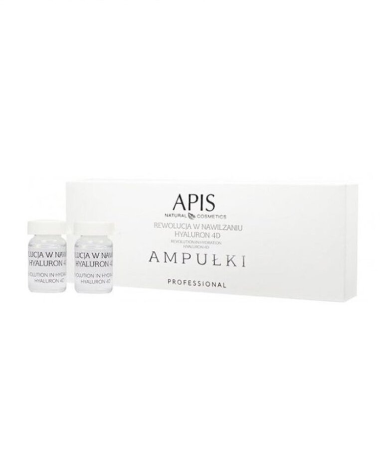 APIS APIS  Ampułki Rewolucja W Nawilżaniu Hyaluron 4D 5x5ml