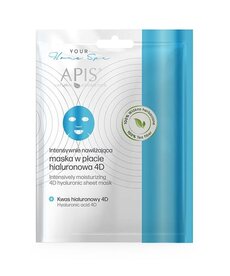 APIS APIS Intensywnie Nawilżająca Maska W Płacie Hialuronowa 4D 20 g