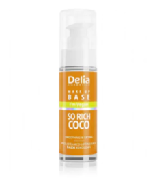 DELIA DELIA Rich Coco Wegańska Baza Wygładzająco-Liftingująca 30ml