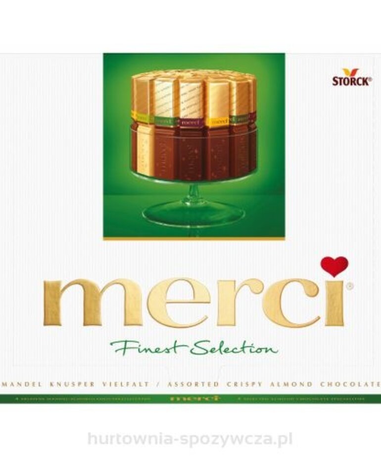 STORCK STORCK - Merci Chocolates Finest Selection Assorted Crispy Almond Chocolates 250 g