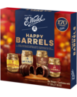 E.WEDEL E. WEDEL - Happy Barrels Liqueur Chocolates Gift Box, Chocolate Selection Boxes with Alcoholic Filling 200 g