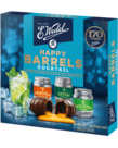 E.WEDEL E. WEDEL - Happy Barrels Coctail Liqueur Chocolates Gift Box, Chocolate Selection Boxes with Alcoholic Filling 200 g
