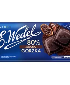 E.WEDEL E. WEDEL - Extra Dark Chocolate 80% Cocoa 80 g