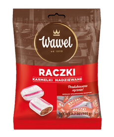 WAWEL WAWEL - Raczki Karmelki Nadziewane 105 g