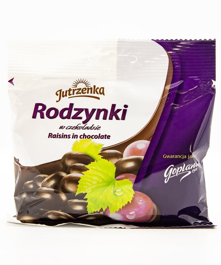 GOPLANA JUTRZENKA - Raisins In Milk Chocolate 80 g