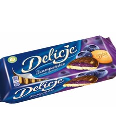 Mondelez International DELICJE Blueberry Flavored Biscuits with Jelly 147 g