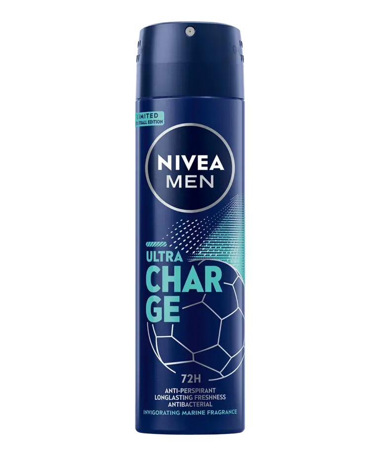 NIVEA NIVEA MEN - Ultra Charge Anti-Perspirant 72H Dla Mezczyzn 150 ml