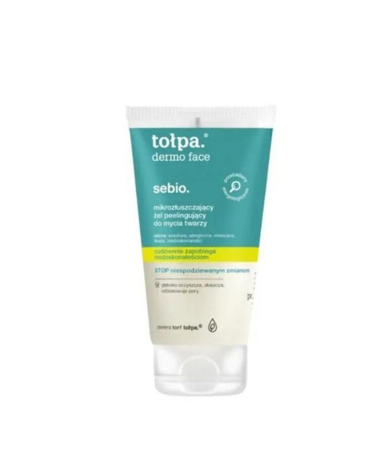 TOLPA TOŁPA Dermo Face Sebio Żel Peelingujący Do Mycia Twarzy 150ml