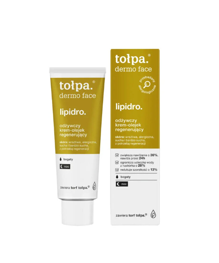 TOLPA TOŁPA Lipidro Nourishing Cream - Regenerating Oil Rich Night 40 ml