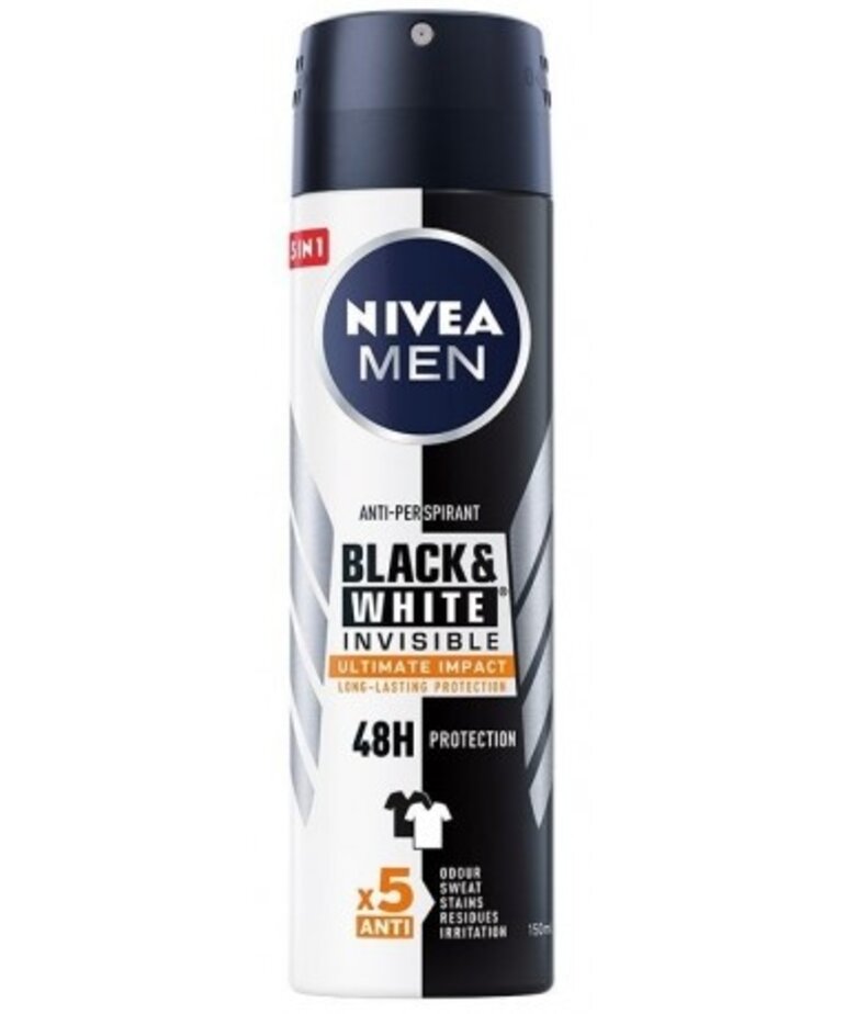 NIVEA MEN Black&White Invisible 48H Protection Antiperspirant 150ml
