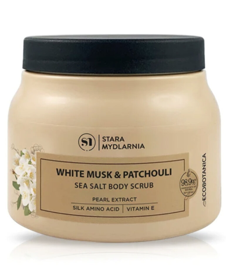 STARA MYDLARNIA STARA MYDLARNIA White Musk & Patchouli Salt Body Scrub 300g