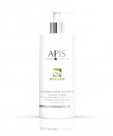APIS APIS Acne-Stop Oczyszczający Tonik Antybakteryjny Zielona Herbata 500ml