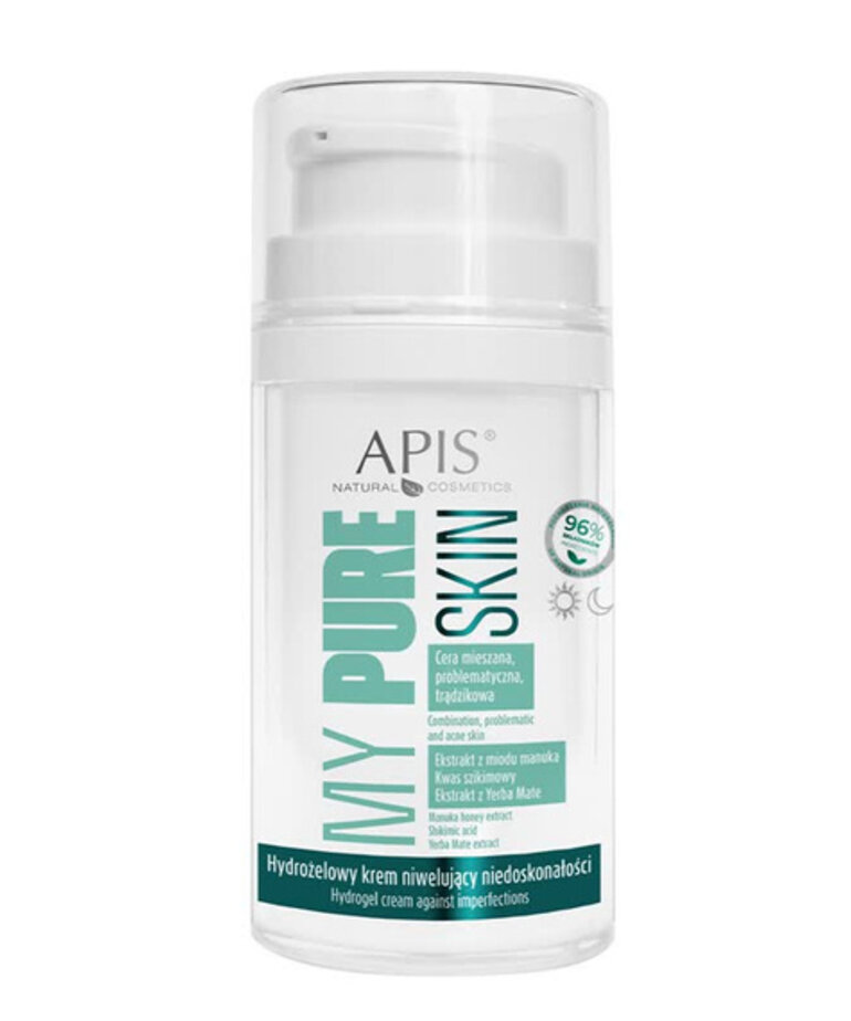 APIS APIS My Pure Skin Hydrogel Cream Eliminating Imperfections 50ml