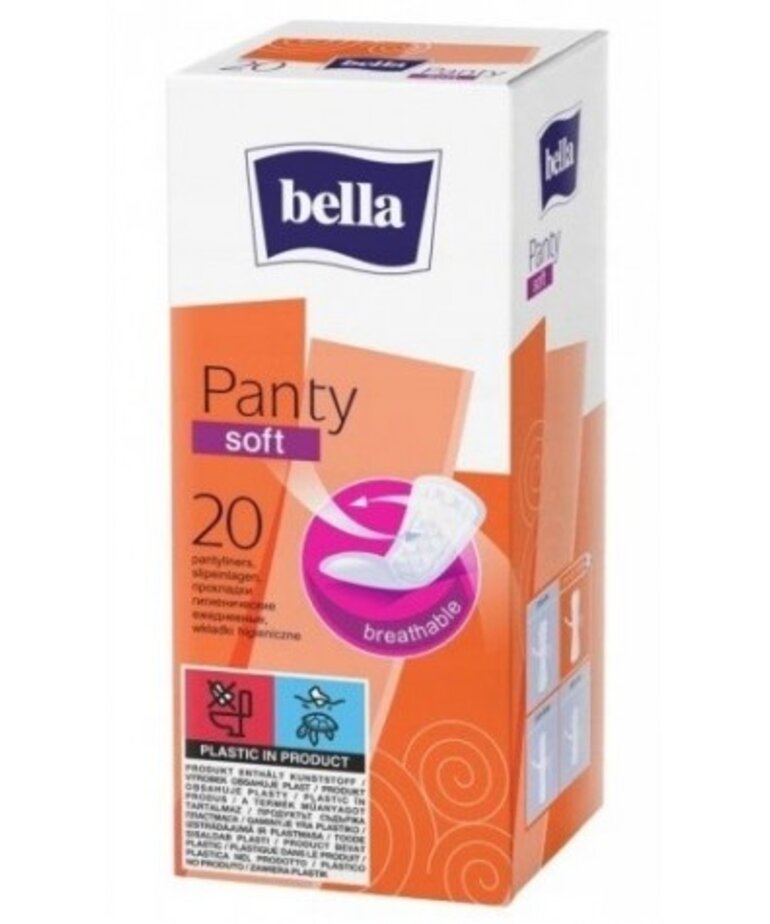 BELLA BELLA Wkładki Higieniczne Oddychające Panty Soft 20 Sztuk