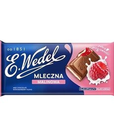 E.WEDEL E. WEDEL - Milk Chocolate With Raspberry Filling 100 g