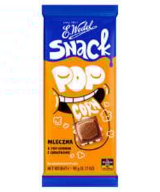 E.WEDEL E. WEDEL - Czekolada Mleczna  Z Popcornem I Chrupkami 90 g