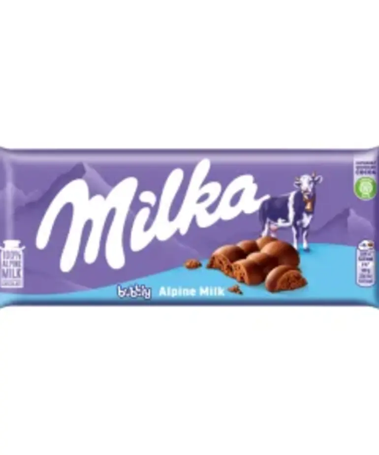MILKA MILKA - Czekolada Mleczna Z Babelkami 90 g