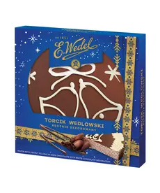 E.WEDEL E. WEDEL - Wafer With Peanut Filling In Dark Chocolate And White Chocolate Decoration 250 g