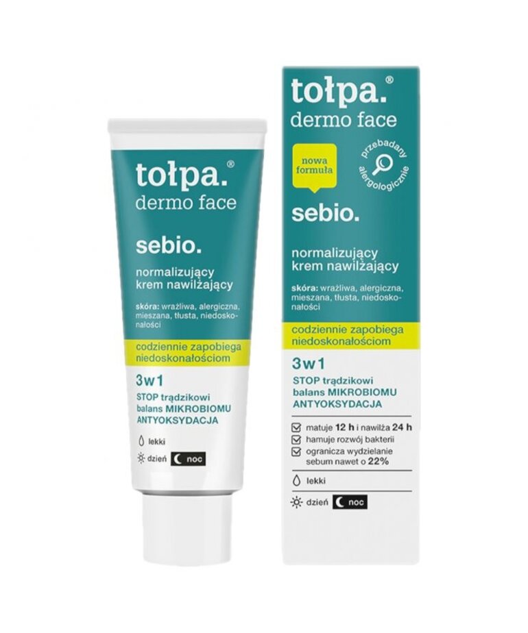 TOLPA TOŁPA Dermo Face Sebio Normalizujący Krem Nawilżający 40 ml