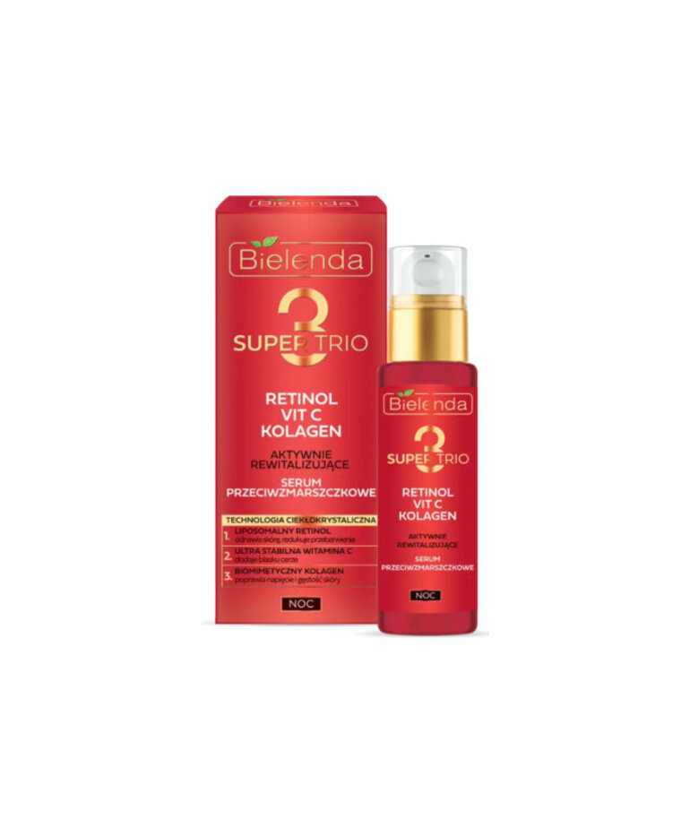 BIELENDA BIELENDA Super Trio Rewitalizujące Serum Przeciwzmarszczkowe 30ml