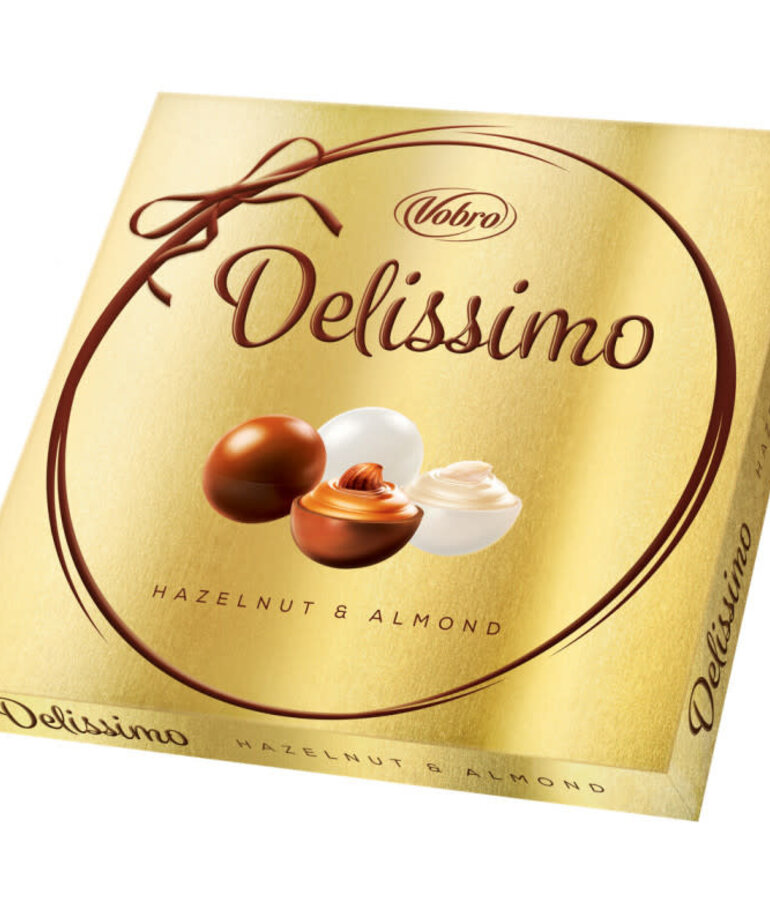 VOBRO VOBRO- Delissimo Pralines Hazelnut and Almond 195g
