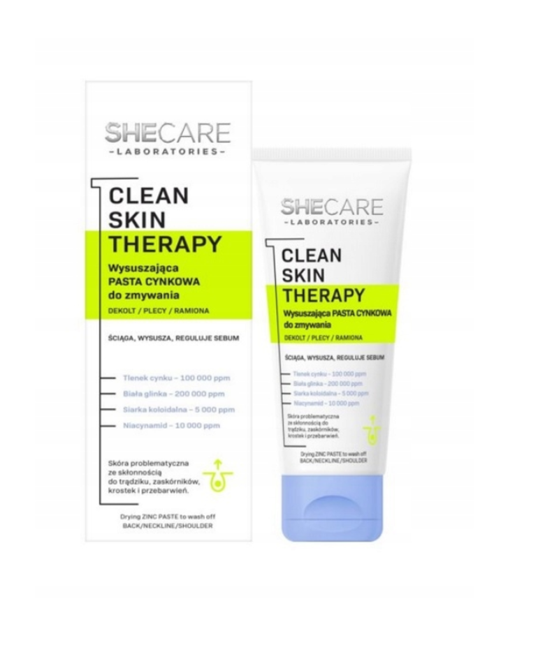 BIELENDA BIELENDA SheCare Clean Skin Therapy Drying Zinc Paste 90g