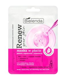 BIELENDA BIELENDA Renew Your Skin Maska W Płacie -Głęboka Regeneracja 17g