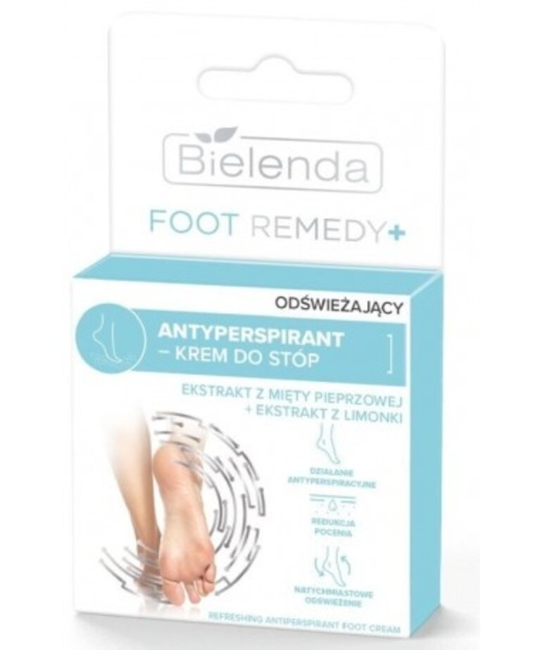 BIELENDA BIELENDA Foot Remedy Odświeżający Antyperspirant Krem Do Stóp 50ml